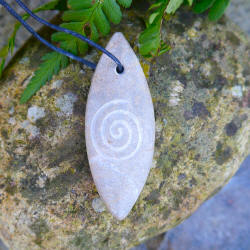 Avalonian Sandstone spiral pendant or pendulum