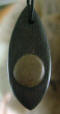 Bog Oak and Sandstone pendant