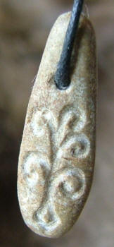 Avalonian sandstone Tree of Life pendant