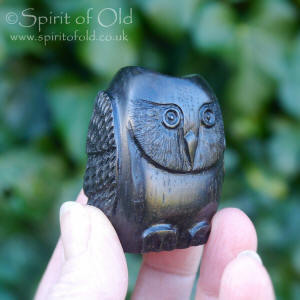 Irish Celtic Owl Amulet