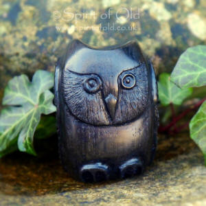 Irish Celtic Owl Amulet