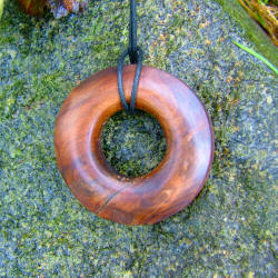 Irish bog oak Ogham wheel