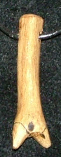 Shaped Mistletoe pendant