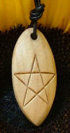 Hemlock Pentagram pendant