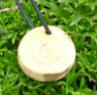 Mistletoe Awen and spiral pendant