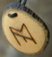 Mistletoe Haelu and protection pendant