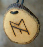 Mistletoe Haelu and protection pendant