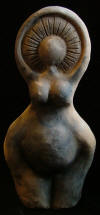 Sun Goddess ritual altar figurine