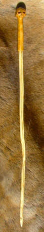 Oak and Mistletoe Skull wand