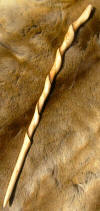 Twisted Willow ogham wand