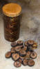 Mistletoe Rune Set with Birch bark box