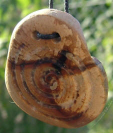 Hawthorn spiral pendant