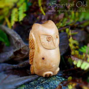 Crabapple Owl dream amulet