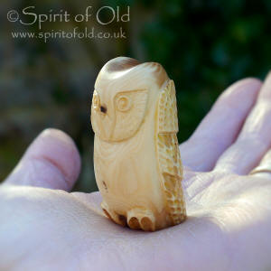 Ancestral Yew Owl dream amulet