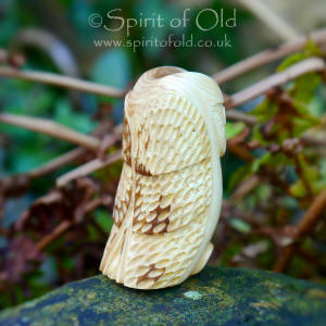 Ancestral Yew Owl dream amulet