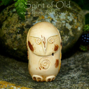 Stonehenge Owl amulet