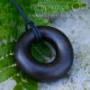 Irish bog oak Ancestral Ring pendant