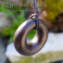 Irish bog oak Ancestral Ring pendant