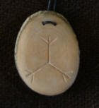 Holly Ogham protection pendant