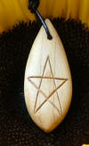 Hemlock Pentagram pendant