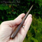 Irish bog oak wand