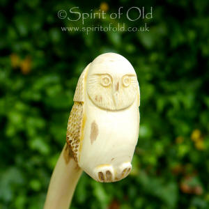 Stonehenge Hazel Owl wand 